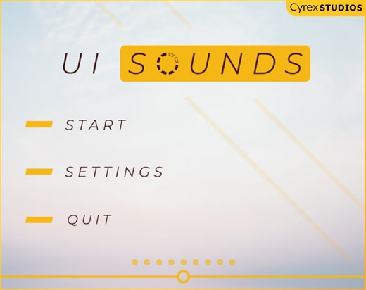 Universal UI/Menu Soundpack by Cyrex Studios