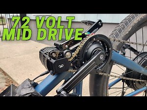 Putting a 72 Volt Mid Drive Motor on my eBike - cyc x1 Stealth