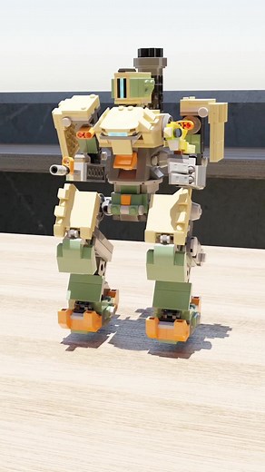 LEGO Overwatch 75974 Bastion Build | Mecabricks | Lego TikTok