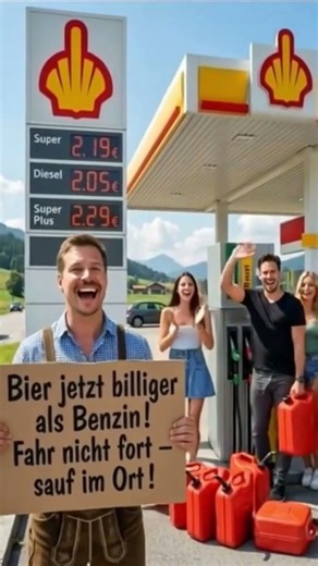 Bier ist jetzt billiger als Benzin bleib im Ort und Saufen dort. #funny #Bier #Saufen #spaß #fypシ