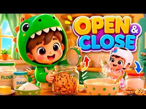 Open and Close Song for Kids | Opposites Learning for Preschool