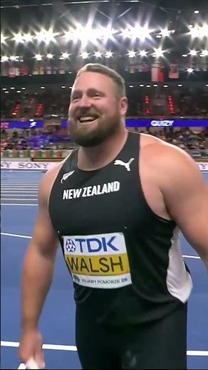 Tom Walsh wins his 7TH world indoor medal with shot put title in Toruń 💣 #worldindoorchamps