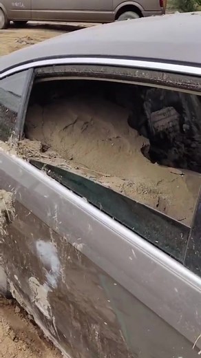 car mud filled 😉 #car #truck #benz #truck #vw #mud