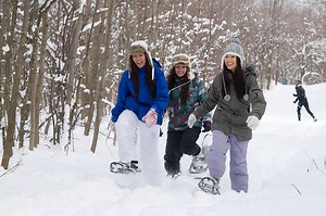 Snowshoeing