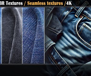 ArtStation - Denim / PBR Textures / Seamless textures /4K | Game Assets