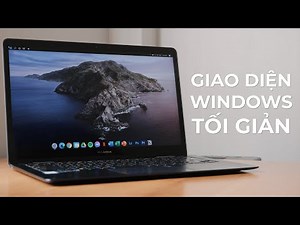 Thiết kế giao diện Windows tối giản theo phong cách macOS | Minimalist Desktop Setup | KIRA