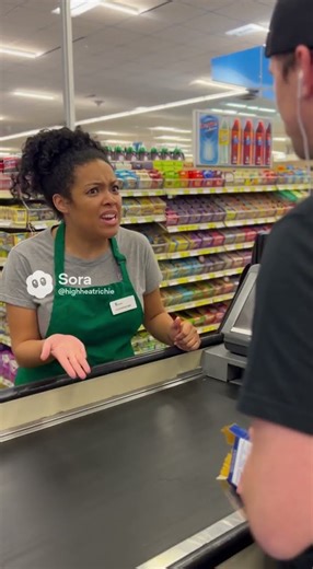 Trying to buy only one spaghetti noodle at the grocery store, 🤣 Sora 2 Ai