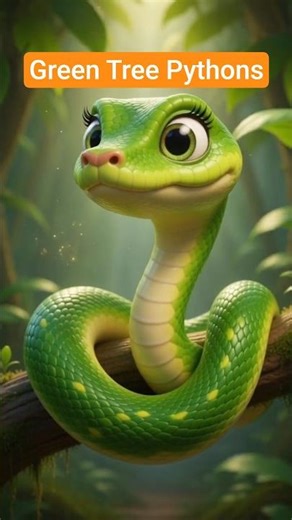 Why Green Tree Pythons Are So Fascinating #animalfacts #AnimalFacts #Python #Snake #Wildlife