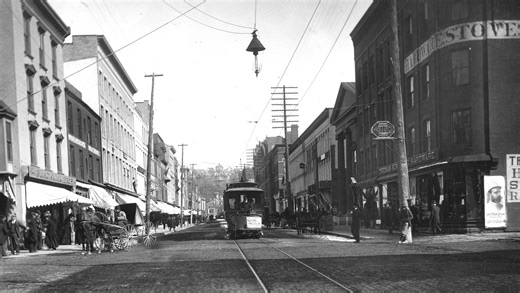 Ithaca was at the front of the line for trolleys