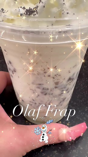 3.7K views · 325 reactions | Olaf Frap ☃️ Order Vanilla Bean Frap...