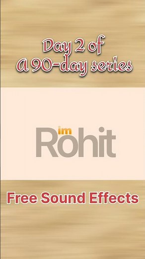 Best Websites for Free Sound Effects | Day 2 Video Editing Course