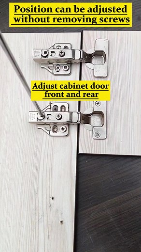 How to adjust the cabinet door hinges front, rear, left and right#kitchencabinets #kitchencabinet #kitchen #customkitchencabinets #kitchencabinetfactory #chinakitchenfactory #fyp #foryou #viral | Alead Kitchen & Wardrobe Custom