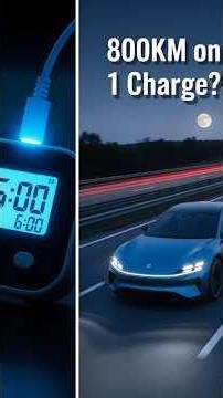 New Electric Car Shocks the World 5 Minute Charge for 800km Drive! ⚡🚗💨