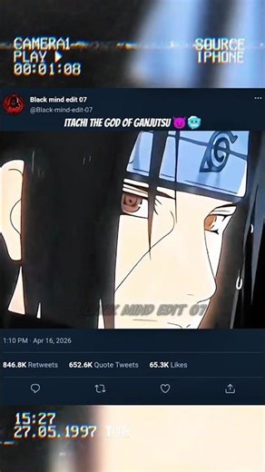 Itachi’s Final Genjutsu 🔥 Mind-Blowing Death Scene | Naruto Shippuden