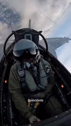 Helmet POV — pilot repeatedly pulls eject handle, nothing happens, cockpit spinning violently, canopy partially detached, pilot gasping. | FotoSoil