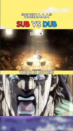 “SHIZAAA” JoJo SUB vs DUB!