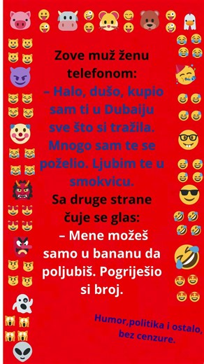 🤣 Pogrešan broj i pogrešna poruka 😂