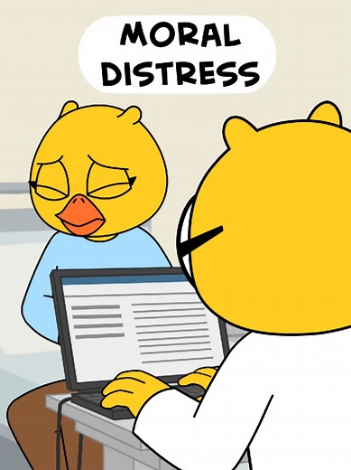 When doctors know the right thing—but can’t do it. This is moral distress. © 2026 Dr Hen Says LLC. All rights reserved. #moraldistress #drhensays #animation