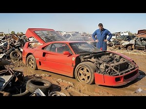ASMR Full Restoration of Abandoned Ferrari F40 1987 | Complete Rebuild from Rust to Perfection