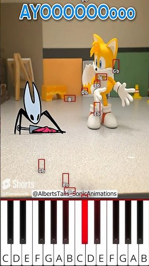 #laughchallenge 🫨 (@AlbertsTails_SonicAnimations) - Octave Piano Tutorial