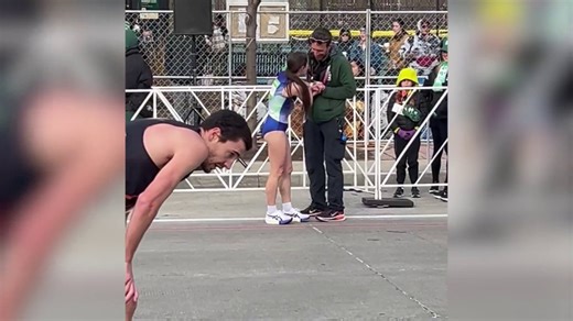 Watch the winners cross the finish line in the BOA Shamrock Shuffle