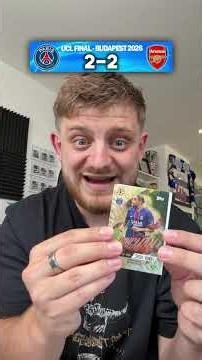 Will PSG or ARSENAL WIN the CHAMPIONS LEAGUE?!⚽️🏆 #topps #championsleague