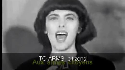 La Marseillaise, sung by Mireille Mathieu. American English subtitles. | SAMUEL HARTWELL