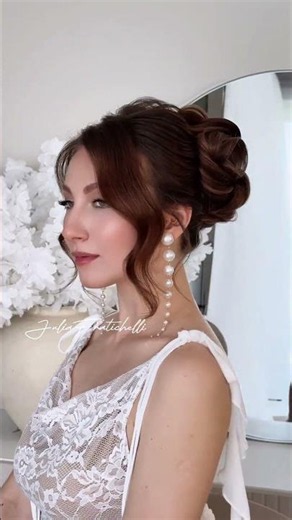 Bridal hairstyle tutorial #bridalhairstyle #brautfrisur #hairstyletutorial