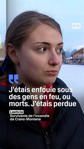 2M views · 15K reactions | Laeticia a survécu à l'incendie qui a ravagé le bar Constellation cette nuit à Crans-Montana (VS). Sous le choc, elle est sans nouvelle de trois de ses amis. Elle a courageusement accepté de témoigner auprès de la RTS. Merci à elle  Le numéro de la hotline: 0848 112 117  Suivez notre direct via le lien en bio.  RTS Info  RTS | RTSinfo | Facebook