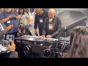 Jordan Rudess performing at NAMM 2022