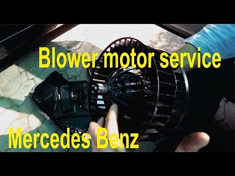 Blower motor service and fix / repair for Mercedes Benz