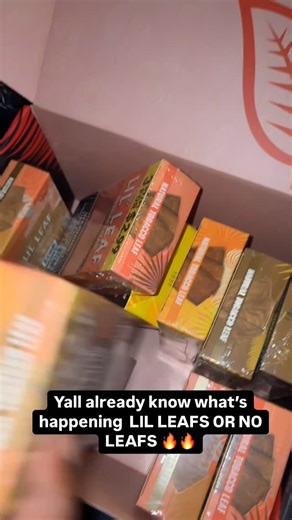 Spray on Instagram: "@lilleafsmoke NEW FLAVORS 👀👀👀👀 #fyp #leafs #lilleaf #backwood #marijuana"