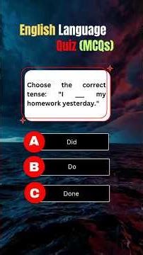 Daily English Quiz | Learn English in Fun Way #englishquiz #mcqquiz #grammarquiz #education #quiz