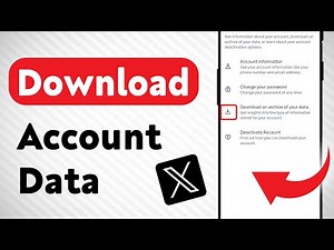How To Download Your X (Twitter) Account Data (Updated)