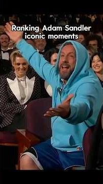 Ranking Adam Sandler iconic moments #funnyvideo #usa #adamsandler #celebrity #ranking #youtube