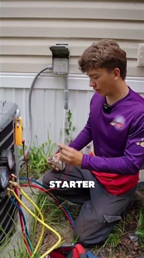 Ever heard your AC struggling to start?👀 It might be this tiny part causing big issues.