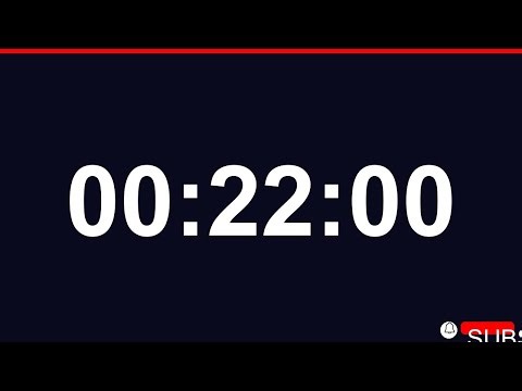 22 Minute Timer - 1320 Second Countdown Timer