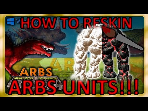 HOW TO RESKIN ARBS UNITS | ANIMAL REVOLT BATTLE SIMULATOR (ARBS)
