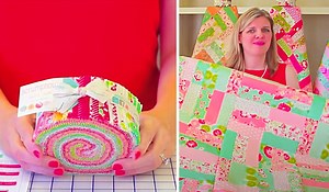 Jelly Roll Jam Ideas With Free Pattern