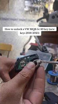 how to unlock a VW MQB 5c/49 seat VW Audi 2018 and 2025 #automobile #محركات #سيارات #اك
