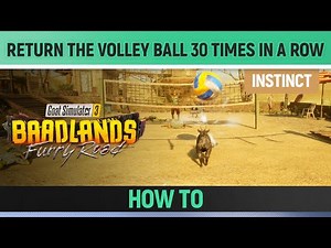 Goat Simulator 3: Baadlands Furry Road - Instinct - Return the Volley Ball 30 times in a row