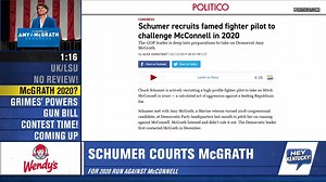 8.5K views · 120 reactions | Chuch Schumer encourages former 6th District Candidate AMY MCGRATH to run against Mitch McConnell in 2020. Matt and Ryan discuss. Full episode: https://bit.ly/2SKgHTF | LEX 18 | Facebook