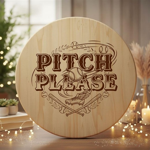 Baseball SVG Laser File Vector Engraving Design for Cutting Board (digital Download) - Etsy UK
