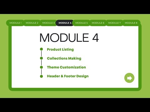 Shopify STORE DESIGN & PRODUCT LISTING | Theme Customization | MODULE 4