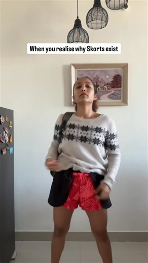 Pragya | Reviews & Essentials | Invention of skorts for a reason [what is skorts, when to wear skorts, skorts fashion, funny fashion, relatable fashion, viral fashion,... | Instagram