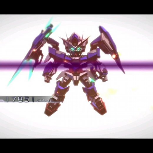 00 Qan[T] Full Saber vs. ELS | Mobile Suit Gundam 00V : Battlefield Record | SD Gundam G Generation