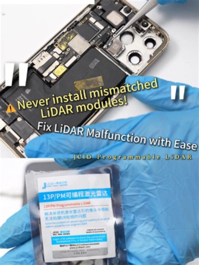 📡 JCID Programmable LiDAR | One-Click Programming AR Imaging & Ranging Failure Repair #JCID#LiDAR#PhoneRepair#RepairTools#phonefix