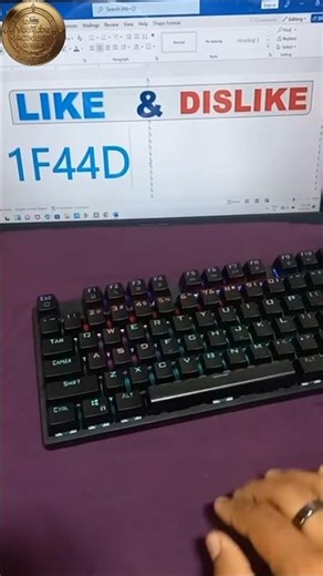 Like & Dislike shortcuts | Secret Keyboard Trick | Secret Code #shorts #computertips #keyboardhacks