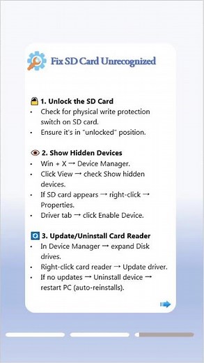 💳 SD Card Not Showing Up When Plugged in? Fix It in Minutes (Windows Guide)#sdcard #techfix