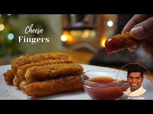 5 Minute Snacks | Cheese Fingers Recipe in Tamil | Cheese Sticks | CDK#349 | Chef Deena's Kitchen